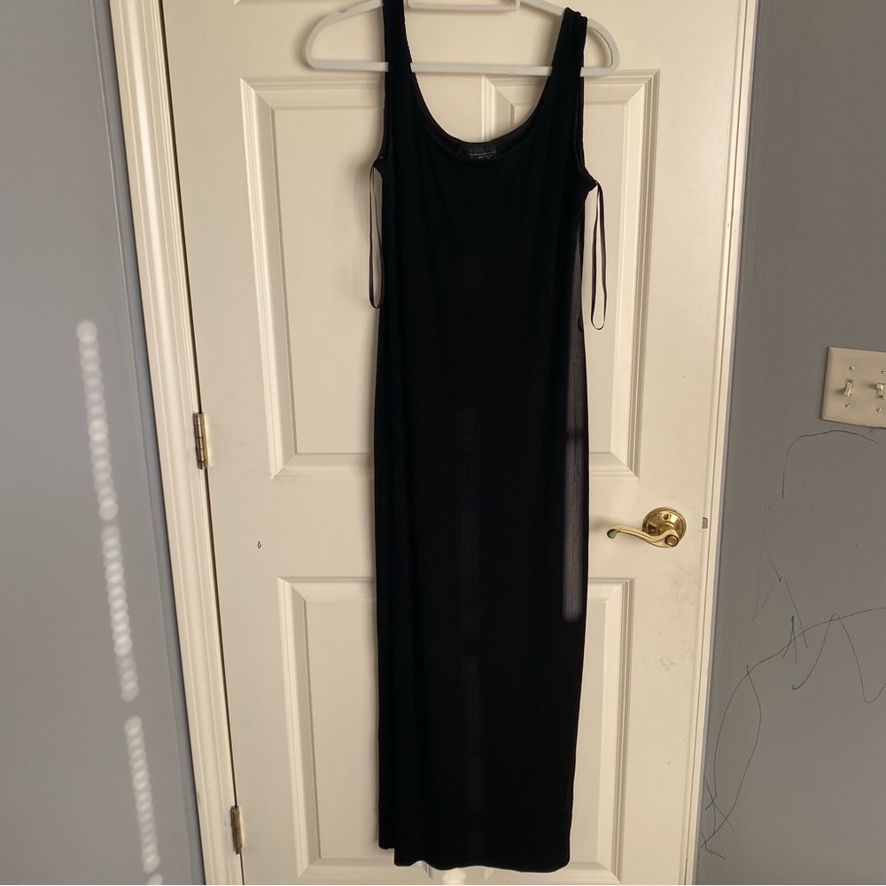 Ribbed maxi dress